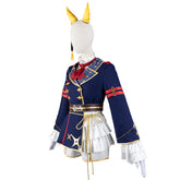 Derby Gold Town Light Calstone Light 2D Cosplay Anime Game Girl Costume for Uma Musume Pretty Derby Gold Ship - Halloweez